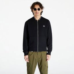 Суитшърт FRED PERRY Zip Through Sweatshirt Black M