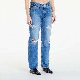 Панталони Calvin Klein Jeans Low Rise Straight Jeans Denim Medium W30/L30