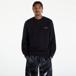 Суитшърт Carhartt WIP Script Embroidery Sweatshirt UNISEX Black/ White S