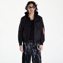 Яке Alpha Industries MA-1 TT Hood Black/ Black L