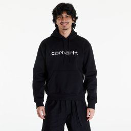 Суитшърт Carhartt WIP Hooded Carhartt Sweat Black/ White XL