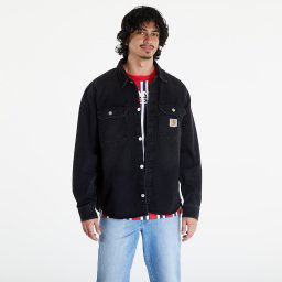 Яке Carhartt WIP Harvey Shirt Jac UNISEX Black Dark Used Wash XS