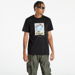 Тениска Footshop x Martin Lukáč Colouring Outside The Lines T-Shirt UNISEX Black XXL