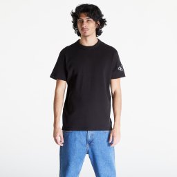Тениска Calvin Klein Jeans Badge Waffle Short Sleeve Tee Black M