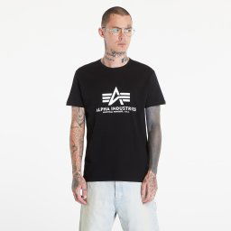 Тениска Alpha Industries Basic Tee Black/ White S