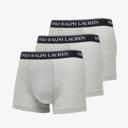 Боксерки Ralph Lauren Stretch Cotton Classic Trunks 3-Pack Grey S
