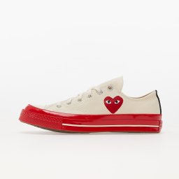 Сникърси Converse x Comme des Garçons PLAY Chuck Taylor 70 Low Top Red Sole White EUR 41.5