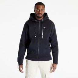 Суитшърт Nike Solo Swoosh Full-Zip Hoodie UNISEX Black/ White XS