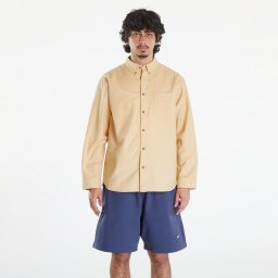 Риза Nike Life Men's Long-Sleeve Oxford Button-Down Shirt Sesame/ Sesame/ Sesame S
