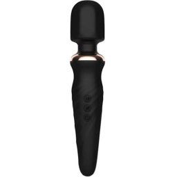 Вибро масажор медицински силикон "AGATA BLACK" 23 см