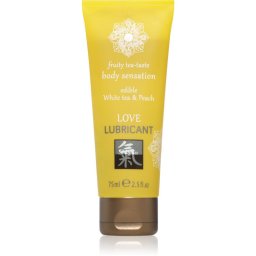 HOT Shiatsu Love лубрикант гел с вкус White Tea & Peach 75 мл.
