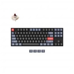 Gaming Keyboard K8 Pro QMK/VIA TKL Gateron G Pro(Hot Swappable) Brown Switch RGB Plastic Frame