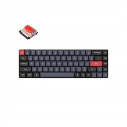 Gaming Keyboard K7 Pro QMK/VIA 65% Hot-Swappable Low Profile Gateron Red Switch RGB
