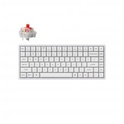 Gaming Keyboard K2 Pro White QMK/VIA Hot-Swappable K Pro Red Switch RGB Plastic Frame