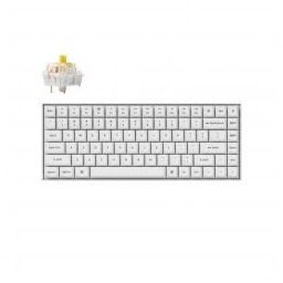 Gaming Keyboard K2 Pro White QMK/VIA Hot-Swappable K Pro Banana Switch RGB Plastic Frame