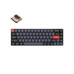 Gaming Keyboard K7 Pro QMK/VIA 65% Hot-Swappable Low Profile Gateron Brown Switch RGB
