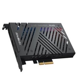 Кепчтър AVerMedia LIVE Gamer DUO, 2160p 60fps HDR, PCIe x4, вътрешен, HDMI