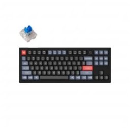 Gaming Keyboard V3 TKL Knob QMK Carbon Black, Keychron K Pro Blue Switch RGB