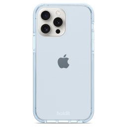 Гръб Holdit Seethru Case за iPhone 15 Pro - Син