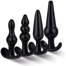 Комплект анални разширители Butt Plug за постоянно носене "AFTER DARK" 4 броя