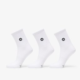 Чорапи Footshop Short Socks 3-Pack White 36-38