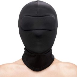 Маска за лице - плътна качулка "FF CLOSED HOOD BLACK" Унисекс