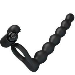 Вибро пенис ринг с анална приставка "HERCULES PENIS SHEATH" 15 см
