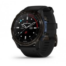 Garmin Descent MK3i - 51mm /Carbon grey DLC титан с черна силиконова каишка