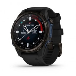 Garmin Descent MK3i - 43mm /Carbon grey DLC титан с черна силиконова каишка