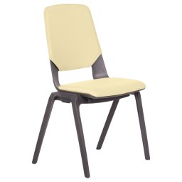 Посетителски стол LIMBER - светло жълт