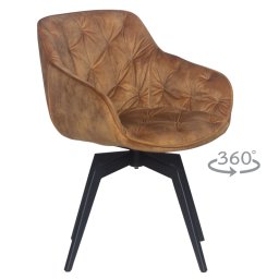 Трапезен стол BUXTON - оранжев MJ 1