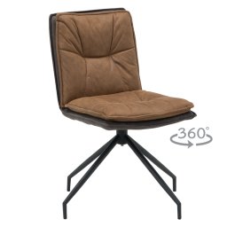 Трапезен стол RAMSEY - медено кафяв BF 1