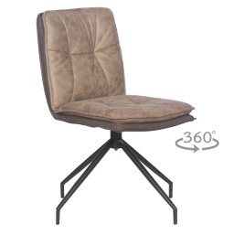 Трапезен стол RAMSEY - светлокафяв BF 1