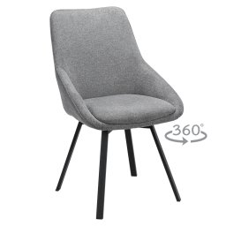 Трапезен стол WIGAN - сив BF 5