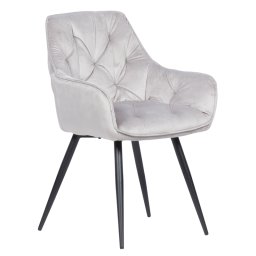 Трапезен стол LATINA - светлосив