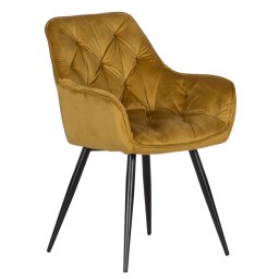 Трапезен стол LATINA - жълт