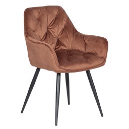 Трапезен стол LATINA - светлокафяв