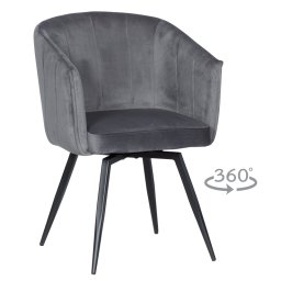 Трапезен стол VENICE - графит