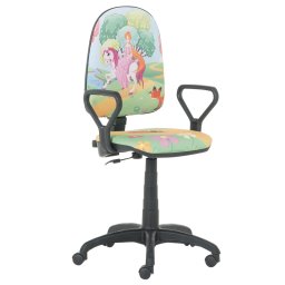 Детски стол Prestige с подлакътници - принцеси