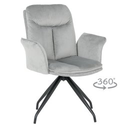 Трапезен стол MARLOW - бледо сив BF 2