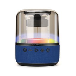 Bluetooth колонка ProMate GLITZ-L.BLUE 10W Surround Sound LED Bluetooth Speaker with AUX/TF/Handsfree, Blue