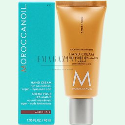 MoroccanOil Хидратиращ крем за ръце с кехлибар и бял кардамон 40 мл Ambre Noir Hand Cream