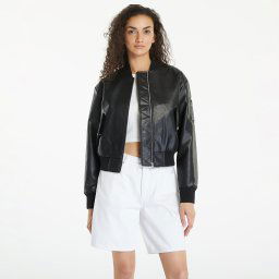 Яке Calvin Klein Jeans Faux Leather Bomber Jacket Black XL