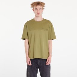 Тениска Calvin Klein Jeans Texture Mix Cotton T-Shirt Dark Juniper L