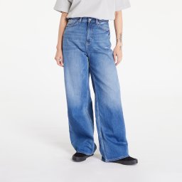 Панталони Tommy Jeans Claire High Rise Wide Leg Distressed Jeans Denim Medium W28/L30