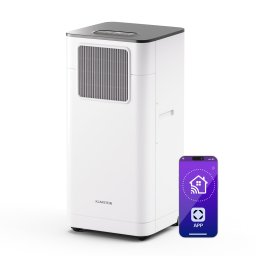 Klarstein Климатик Breeze Box 9K Smart PAC, Режим 3 в 1, Интелигентно управление, До 32 м², 24-часов таймер, Мобилен (ACO15-BrzBx-PAC9-Wh)