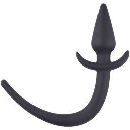 Анален разширител Butt Plug с опашка "DART CORD BLACK" 30 см.