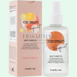 Inebrya Двуфазно подхранващо масло за всеки тип коса 100 мл. Ice Cream Frequent Best Care Oil
