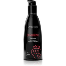 Wicked Aqua Flavored лубрикант гел с вкус Strawberry 60 мл.