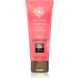 HOT Shiatsu Love лубрикант гел с вкус Acerola Cherry 75 мл.